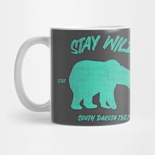 Stay Wild South Dakota Bear Mug